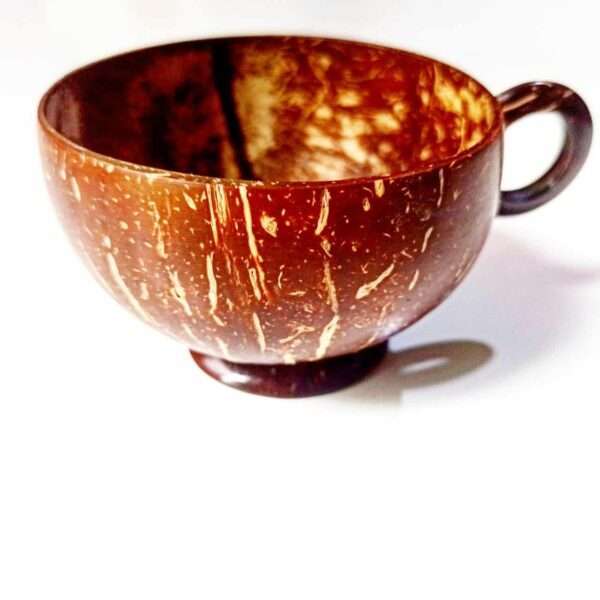 Coconut shell cup