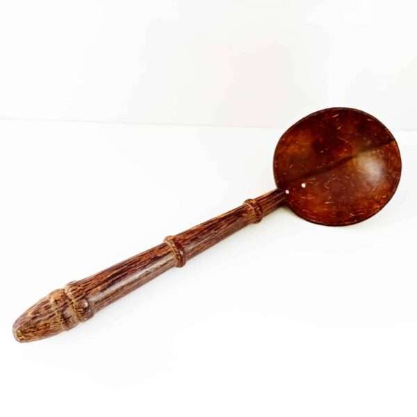 Eco Ceylon Rice Spoon Made out of coconut shells and Kithul palm wood