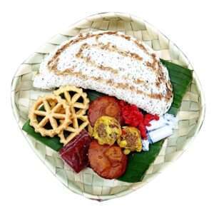 Palmyra Basket with sweets