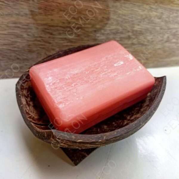 Coconut shell soap holder made out of coconut shell