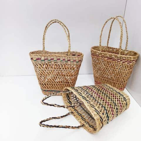 REED LEAVES PURSE 100% ECO-FRIENDLY HANDCRAFTED COMMON USE EASY Details about   CEYLON PAN 