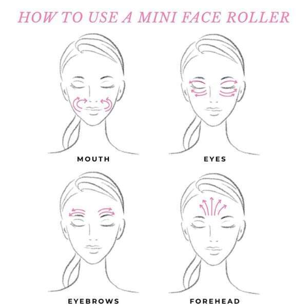 Face massage roller massaging techniques