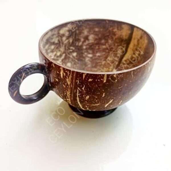 Eco Coconut shell cup and saucer