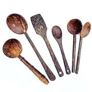 Kithul wood spoon set 6 pcs