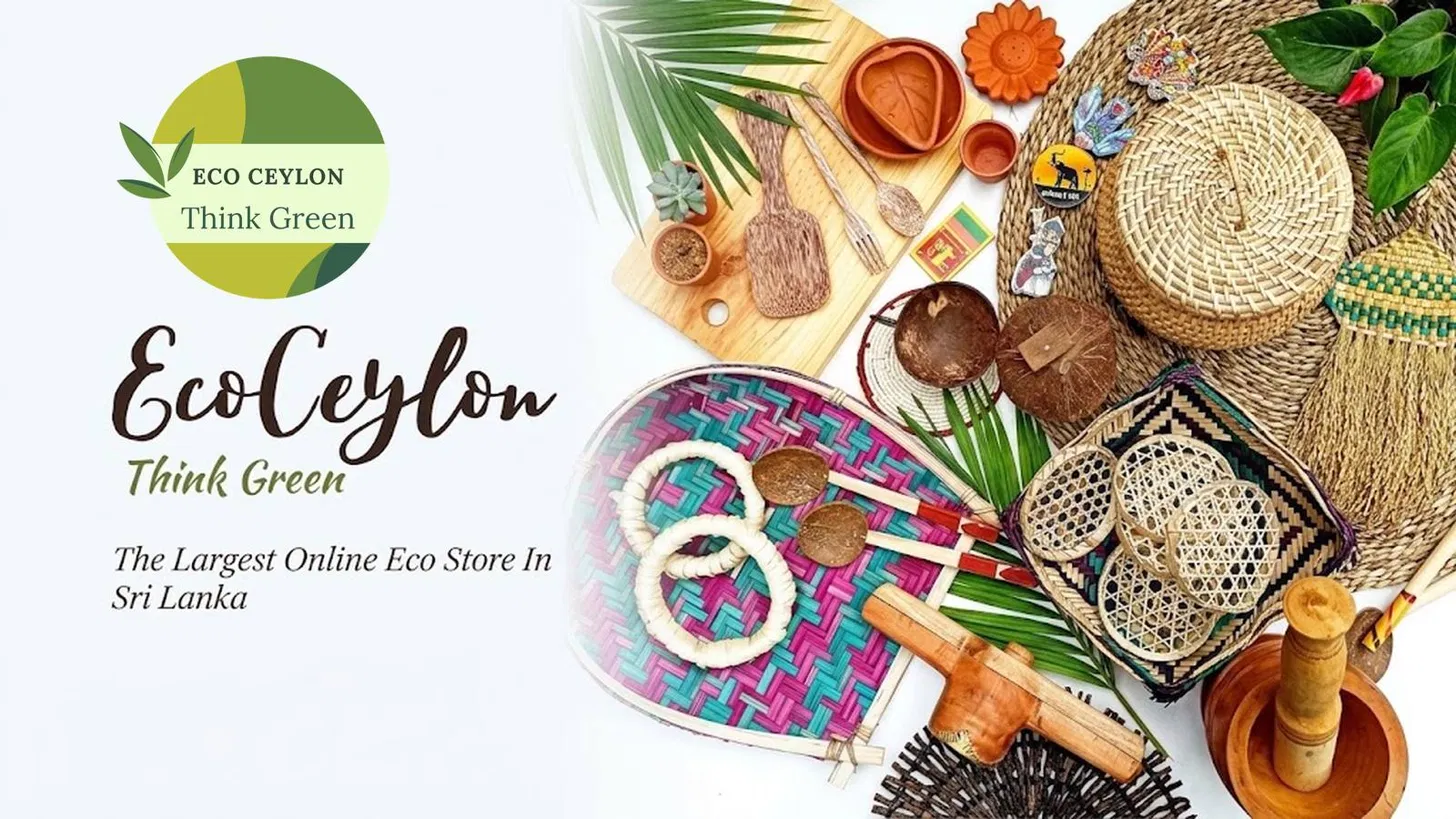 Eco Ceylon Think Green - the largest online eco store in Sri Lanka, handmade rattan, coconut shell and clay products